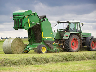 Image showing Hay gathering 6