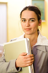 Image showing Woman with laptop