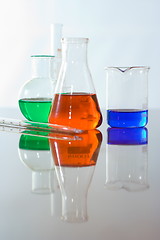 Image showing Laboratory glassware