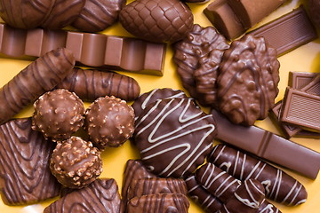 Image showing Assorted chocolates