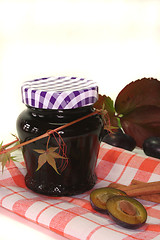 Image showing plum jam