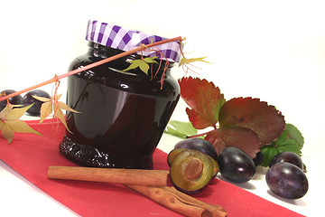 Image showing plum jam