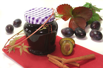 Image showing plum jam