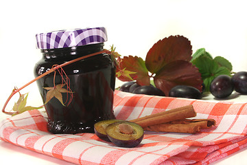 Image showing plum jam