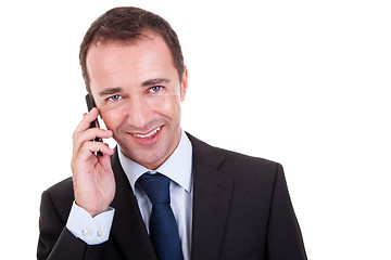 Image showing businessman on the phone