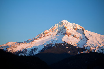 Image showing mount hood in winter