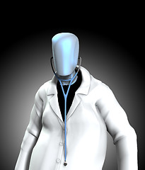 Image showing Faceless Doctor