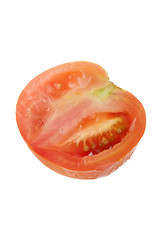 Image showing Red tomato half 