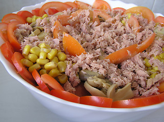 Image showing Mushrooms salad