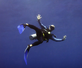 Image showing scuba diver