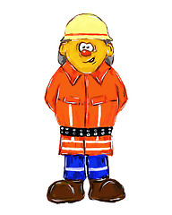 Image showing firefighter