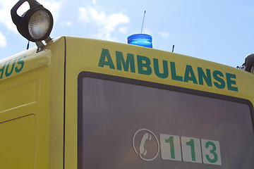 Image showing Ambulance lights