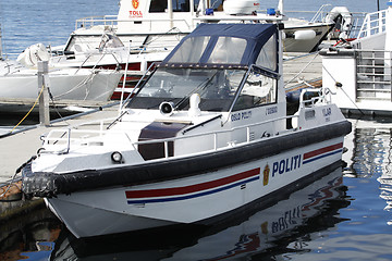 Image showing Police boat