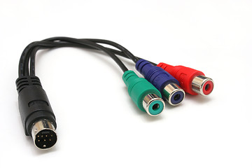 Image showing audio video cables