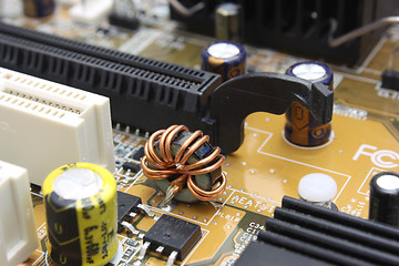 Image showing Close-up mother board