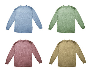 Image showing Four sweaters