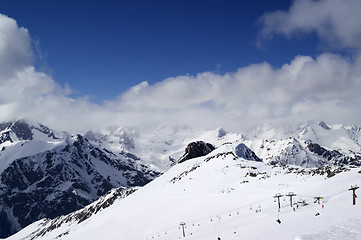 Image showing Ski resort