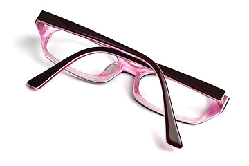Image showing Beautiful  glasses isolated on white 