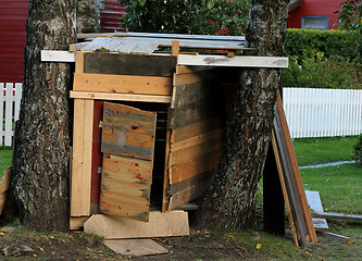 Image showing Childrens treehouse