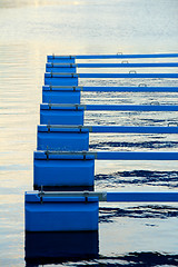 Image showing Blue buoy 