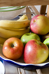 Image showing Apples and Bananas