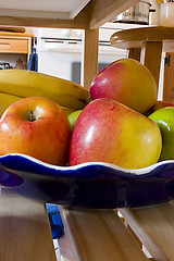 Image showing Apples and Bananas