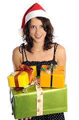 Image showing Santa girl