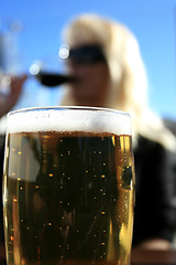 Image showing Pint of beer