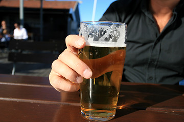 Image showing Pint of beer