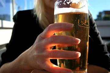 Image showing Pint of beer