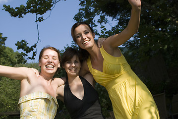 Image showing Girls having fun