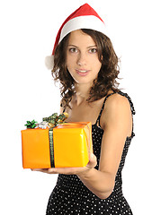 Image showing Girl at christmas