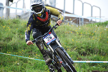 Image showing UCI Downhill Worldcup in Leogang, Austria