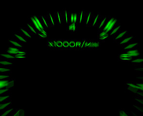 Image showing Car  tachometer