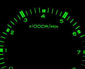 Image showing Car  tachometer