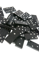 Image showing Dominoes close up