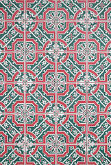 Image showing Portuguese glazed tiles