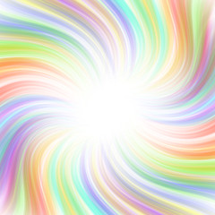 Image showing Beautiful rainbow swirl background 