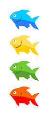 Image showing four fish