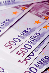 Image showing euro banknotes