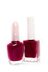 Image showing two bottles of nail polish