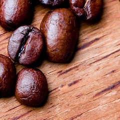 Image showing fried coffee beans 