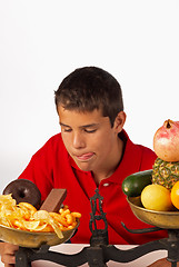 Image showing Junk food temptation