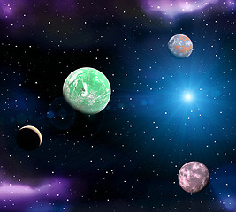 Image showing space landscape