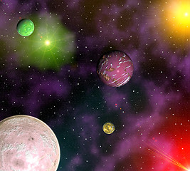 Image showing space landscape