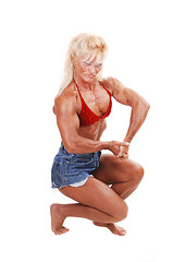 Image showing Bodybuilding woman.