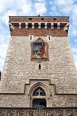 Image showing The Florian Gate, Krakow.