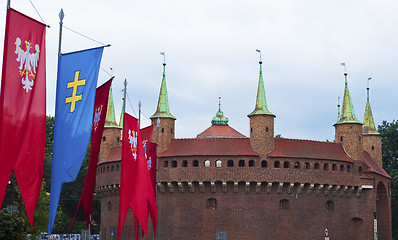 Image showing The Barbican, Krakow.