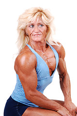 Image showing Bodybuilding woman.