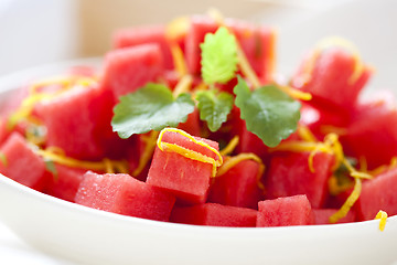 Image showing watermelon salad